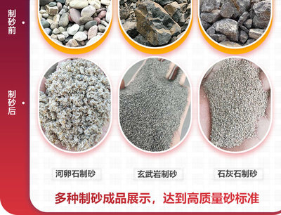机制砂用什么石头做原料?机制砂生产工艺流程图